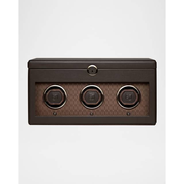WOLF Earth Vegan Apple Leather 3 Module Watch Winder