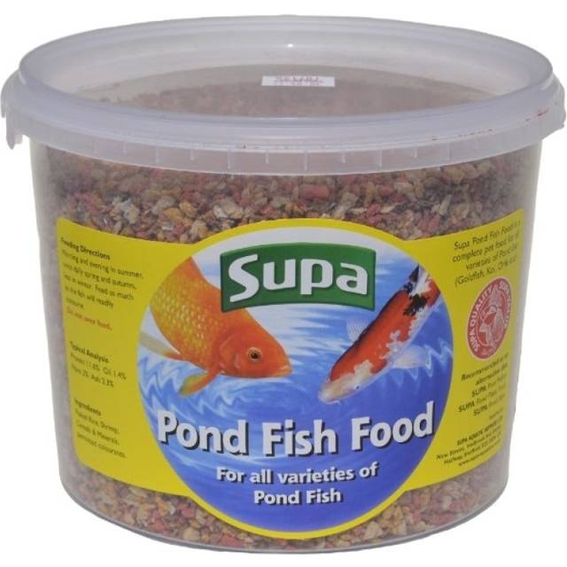 Pond Fish Food, 3 Litre Bucket, Traditional Type Pond Fish Food Offering A Nutritionally Balanced Diet.