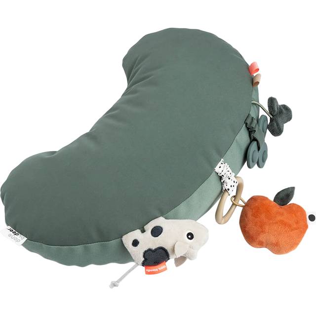 Done by Deer Tummy time aktivitetskudde Tiny farm Green - Grön
