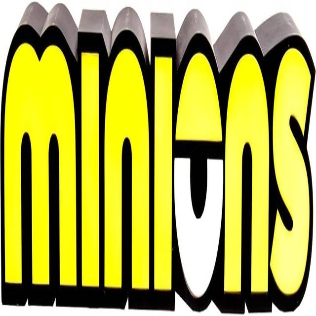 Fizz Creations Minions Officially Licensed Logo Light