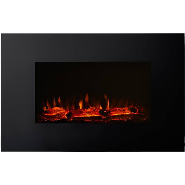 Focal Point Charmouth LED Electric Wall Hung Fire - Black
