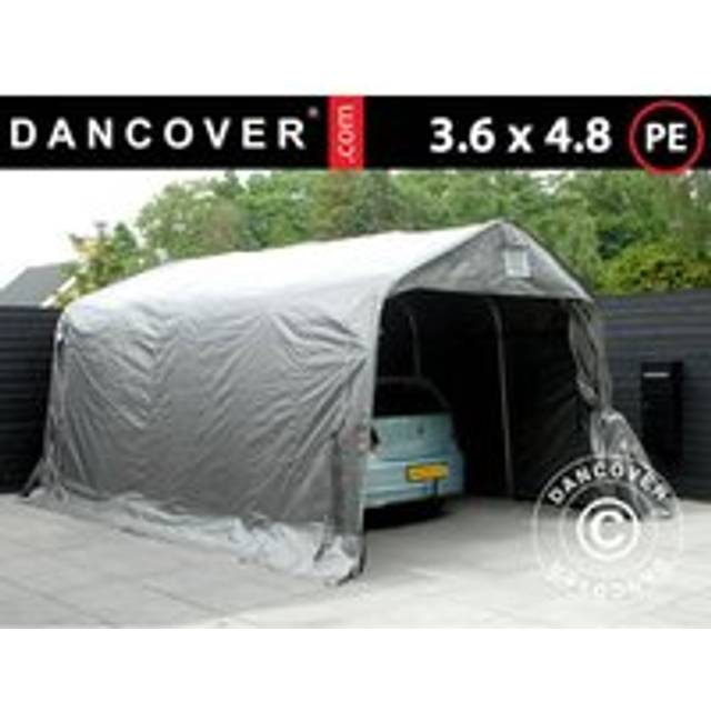Portable Garage Garage tent PRO 3.6x4.8x2.68 m, PE, Grey