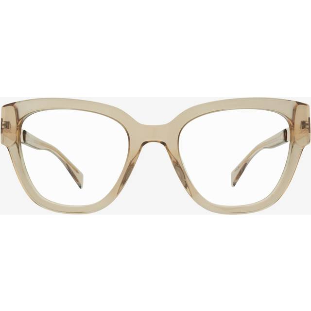 Crystal Beige Glitter cat-eye Acetate eyeglasses Online - Full Rim - Kenzie - translucent Dark Purple (Large)
