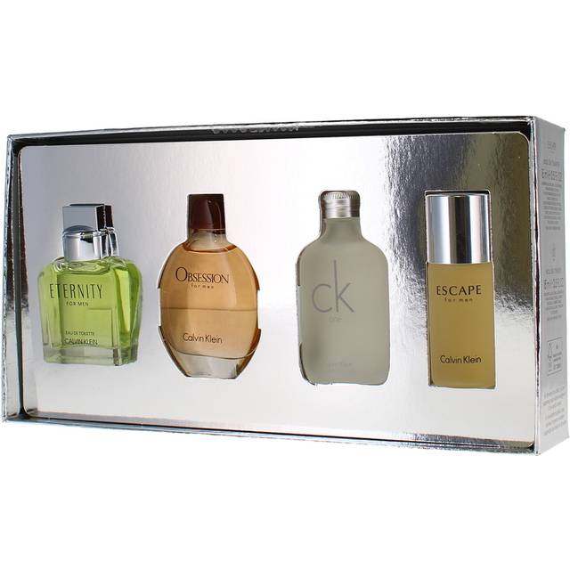Calvin Klein Miniature Gift Set 15ml Eternity EDT + 15ml Obsession EDT + 15ml CK One EDT + 15ml Escape EDT