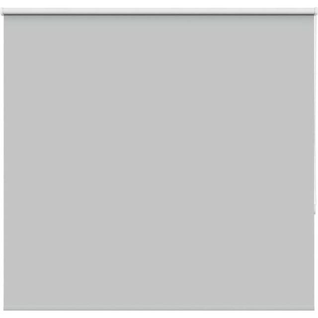 vidaXL Roller Blind Blackout Light Grey 160x175 cm Fabric Width 156.6 cm Polyester