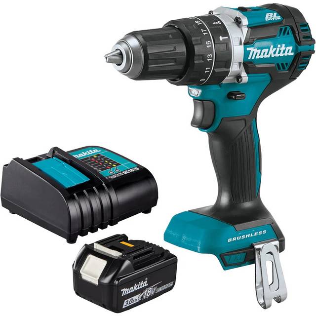 Makita dhp487sf 18v lxt cordless combi drill inc 1x 3.0ah battery