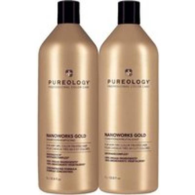 Nanoworks Gold Shampoo and Conditioner 1000ml Supersize Duo Pack - Clear - One Size