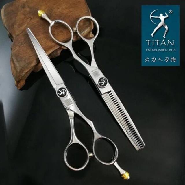 Titan japanese style hair cutting scissors set "6” barbers scissors sharp uk