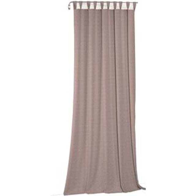 Torbole, loop curtain, opaque - Apricot (132cm wide x 405cm high)
