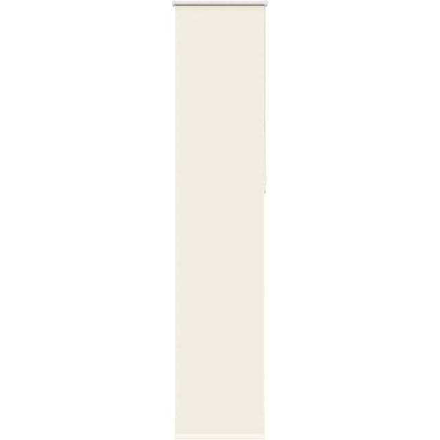 vidaXL Roller Blind Blackout Off White 60x210 cm Fabric Width 55.7 cm Polyester