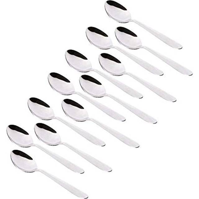 Royal Sapphire 12 piece Large Stainless Steel Dinner Spoons  6.5 Inches Heavy Spoons
