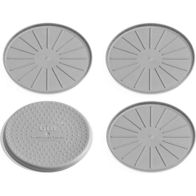 "WeatherTech 6"""" Drink Coasters for Home Surfaces  Anti-Skid  No-Slip k"