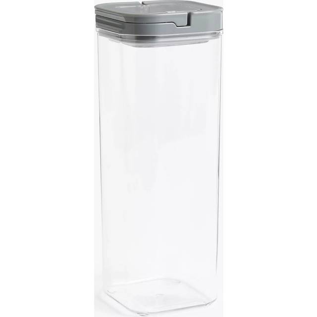 John Lewis Flip Lock Airtight Tall Square Storage Container, 2.3L