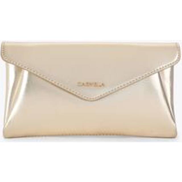 Carvela Megan Envelope Clutch - Metallic Gold Envelope Clutch Bag