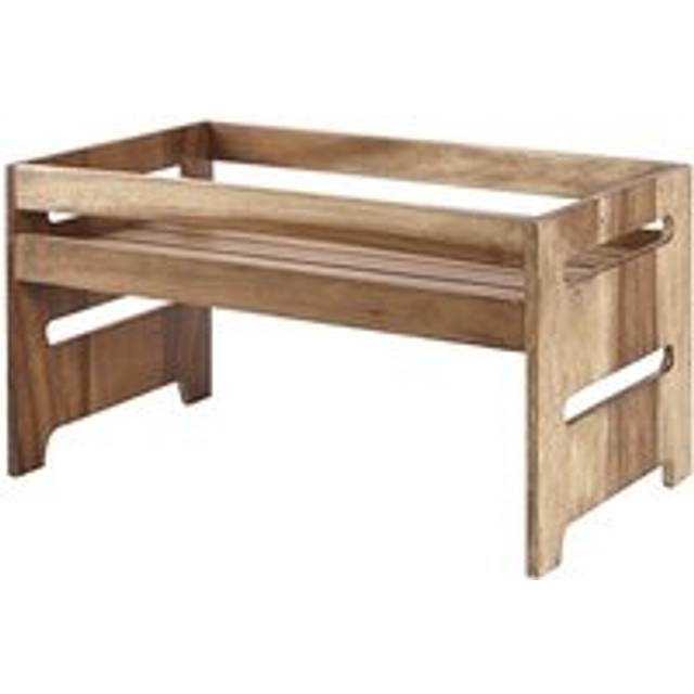 Churchill Buffetscape Wood Brown Acacia Large Nesting Riser 17.5 x 10.12 x 9.25" (Each)