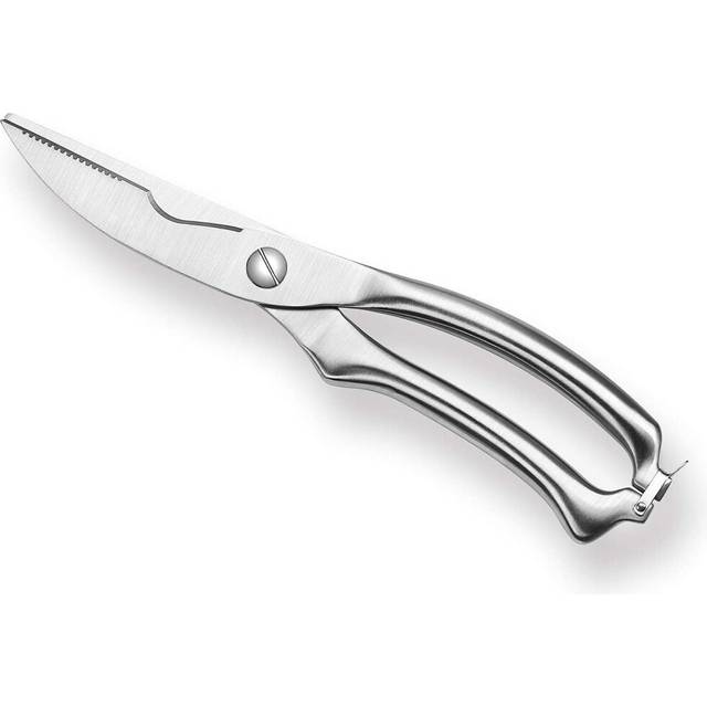 Heavy Duty Stainless Steel Poultry Shears For Bone, Chicken, Meat, Fish, Seafood, BBQ,Vegetables.Food Scissors. All metal Shears