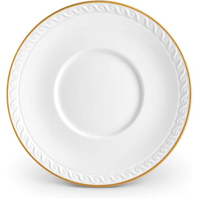 L'Objet - Neptune porcelain saucer plate - unisex - Porcelain - One Size - White