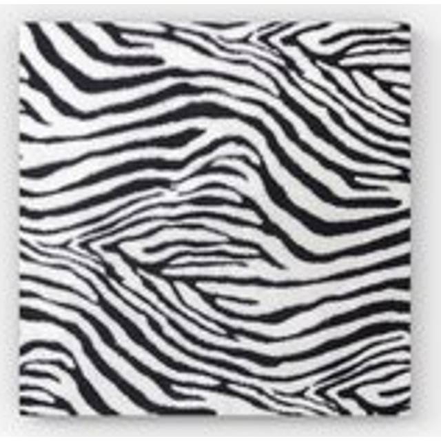 Zebra Texture Pattern Canvas - Grey - w40_inch_x_h40_inch