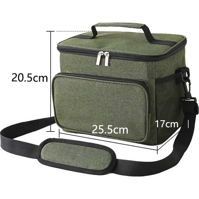 Lunch box for men and women, thermal lunch bag green