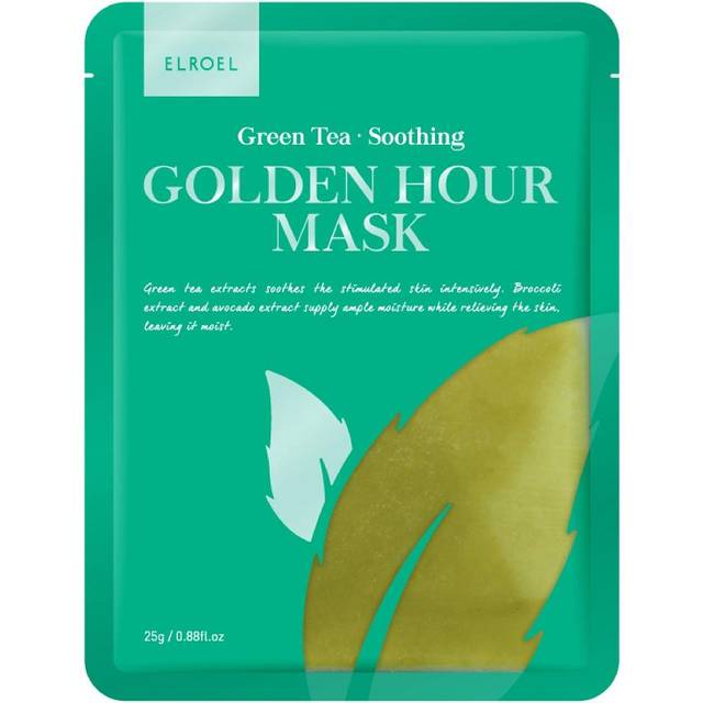 Elroel Golden Hour Green Tea Face Mask 25g