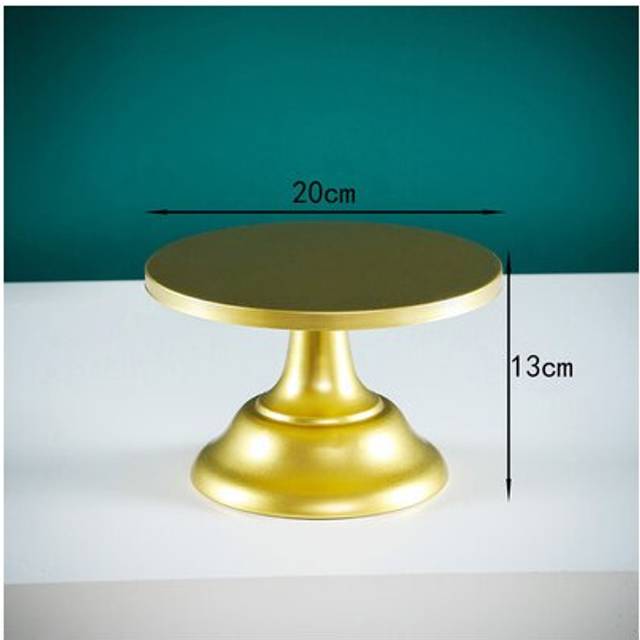 (Cake stand S) Stable Metal Dessert Table Cake Topper Display Stand Cupcake Plate