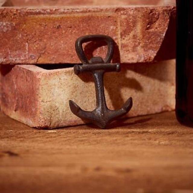 Bottle Opener Wrought Iron Anchor Rustic Industrial Style
