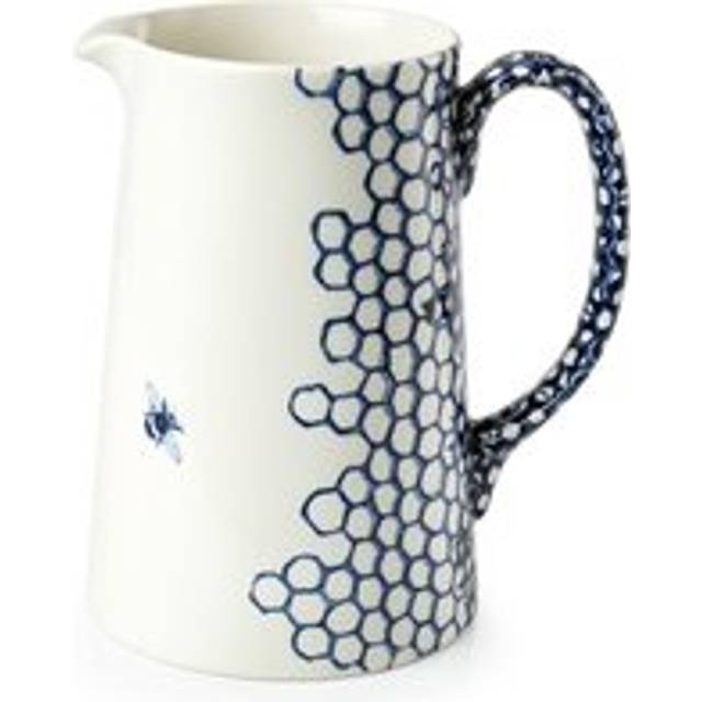 Ink Blue Pollen Large Tankard Jug 2pt Seconds