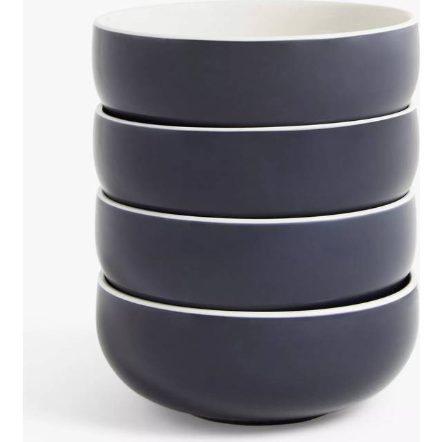 John Lewis Puritan Stoneware Cereal Bowls, Set of 4, 15cm