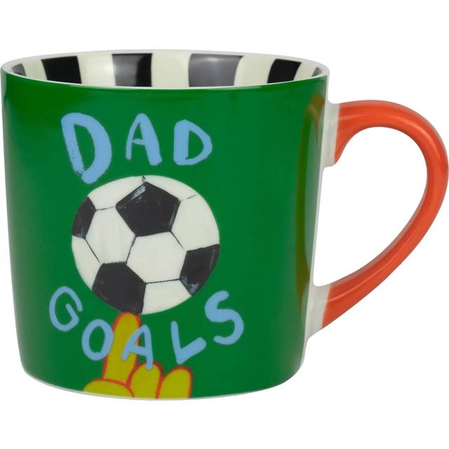 Eleanor Bowmer 'Dad Goals' New Bone China Mug, 300ml