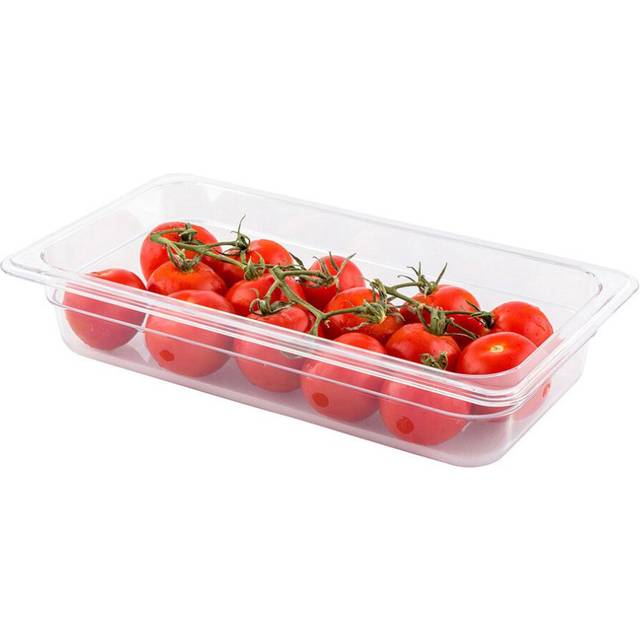 Restaurantware Met Lux 25 Inch Deep Food Pans 1 13 Size Commercial Food Storage ContainerFreezerSafe BreakResistant Clear P