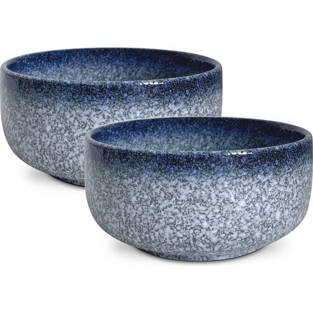 Cereal Bowls, Ceramic Bowls Set for Kitchen, Serving 2pcs 950ml Mixing