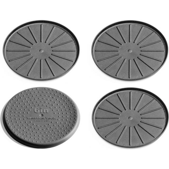 "WeatherTech 6"""" Drink Coasters for Home Surfaces  Anti-Skid  No-Slip k"