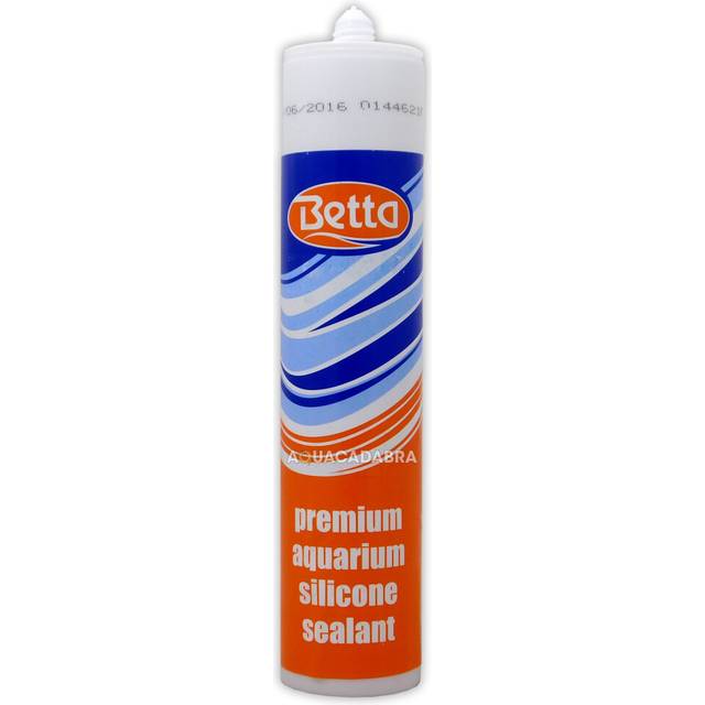 (Clear) BETTA AQUARIUM SILICONE SEALANT CLEAR BLACK PREMIUM GLASS METAL SEALER FISH TANK