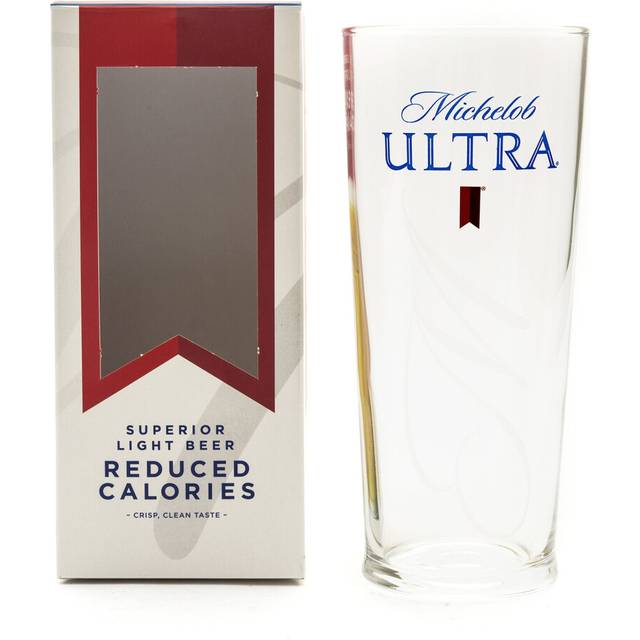 Branded Michelob Ultra Pint Beer Drink Glass Home Pub Bar Gift Present