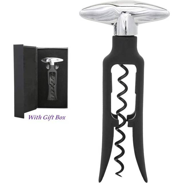 Amlong Plus Self Pulling Easy Corkscrew Wine Opener 6 with Gift Box