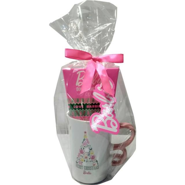 Barbie - Hot Cocoa and "B" Mug Gift Set - Pink - One Size