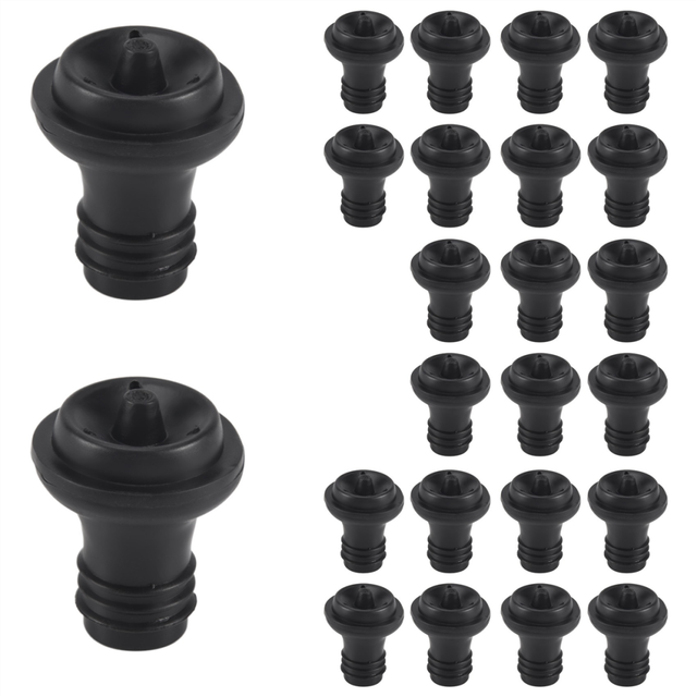 24 Pieces Wine Stopper Resealable Wine Pump Vacuum Stoppers