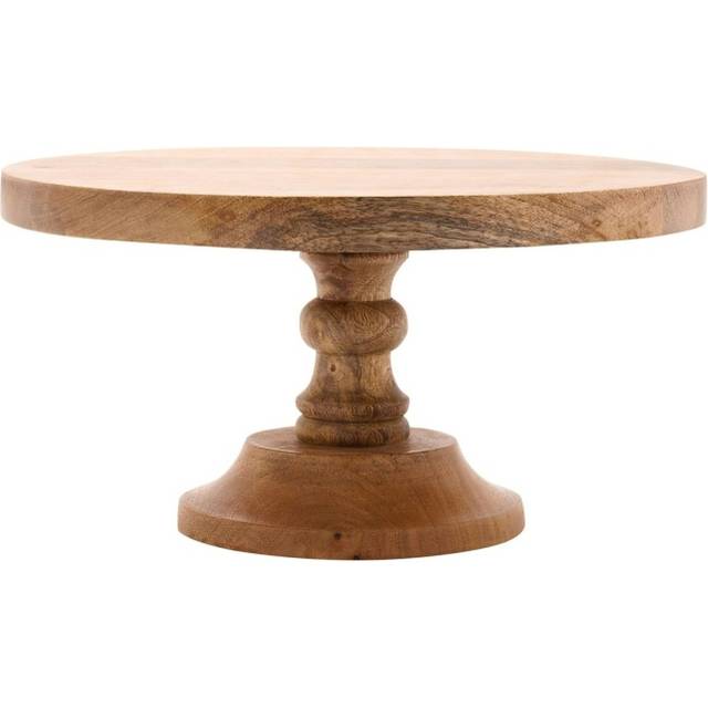 Wooden Cake Stand - Brown - One Size