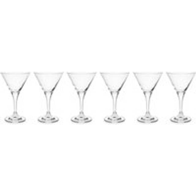 Hops Cocktail Martini Glasses, 240 ml, Set of 6 - White - One Size