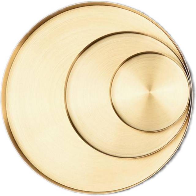 (Small) Stainless Steel Golden Tray Storage Home Decor