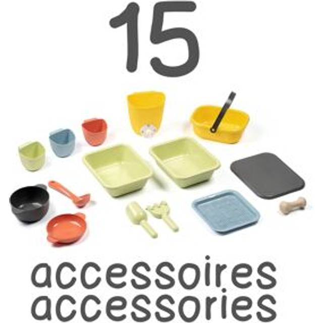 Smoby Life Mud Kitchen – Utomhuskök i lera med 15 delar