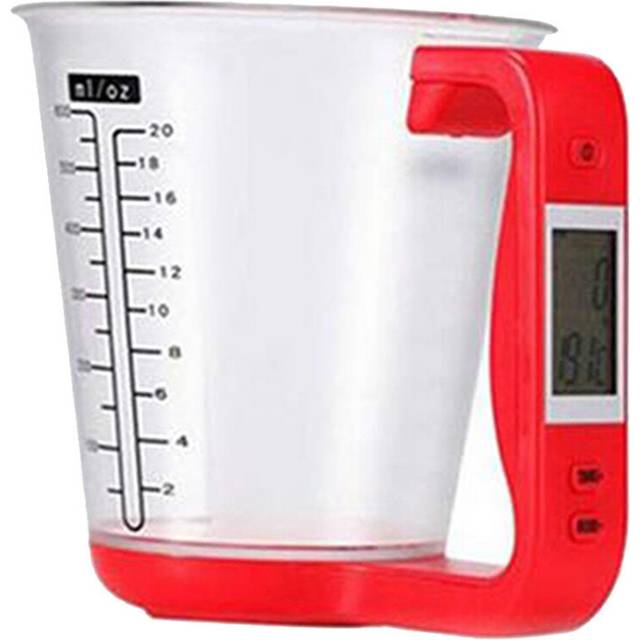 Large Capacity Measuring Cup Kitchen Food Scale Digital Beaker Electronic Tool Scale Digital Display Weight Sensor Measuring Cup