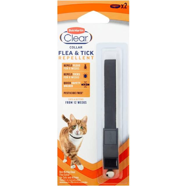 Bob Martin Clear Velvet Flea & Tick Collar (Twin Pack)