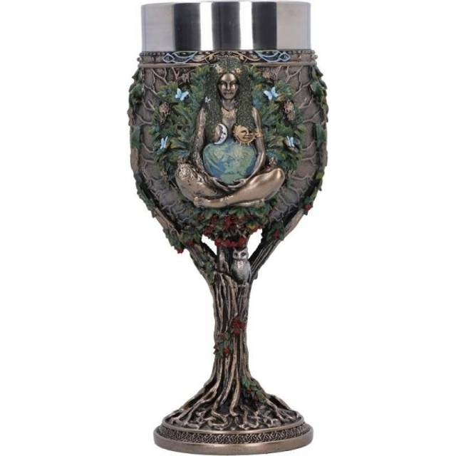 Mother Earth Goblet - 20cm - Brown