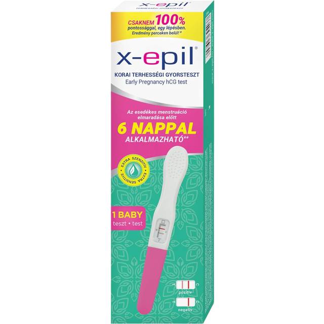 X-Epil tidigt graviditetstest (1 st) - färgrik