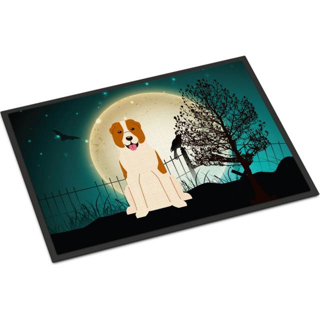 """""Caroline's Treasures Halloween Scary Central Asian Shepherd Dog Indoor or Outdoor Mat 24x36 BB2239JMAT 24 x 36"""""""" Multicolor"""""