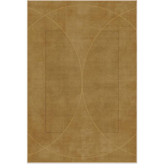 200x290 | Machine Washable Area Rug | Kid & Pet Friendly | Indoor Rugs | Architectural Digest Ayla Gold Rug | Ruggable (200x290)