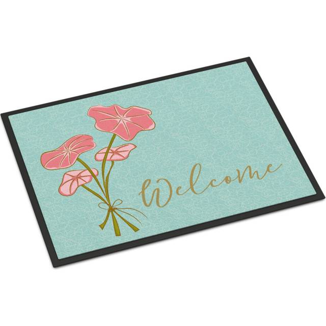 """""Caroline's Treasures Bunch of Flowers Welcome Doormat 24"""""""" x 36"""""""" Multicolor"""""
