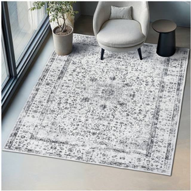 Washable Rug Aliya - different sizes, oriental pattern, non-slip underside, non-allergenic short pile - 200 x 274 cm