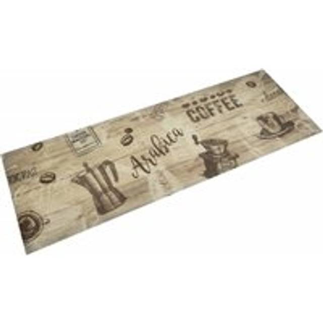 Kitchen Rug Washable Coffee Brown 60x180 cm Velvet - One Size